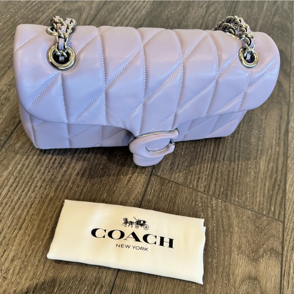 NEW Coach Quilted Tabby 26 Soft Purple - Picture 4 of 10